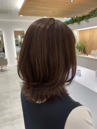 ミディアム 銀座/髪質改善/韓国 カラー🍓原田侑依のヘアスタイル
