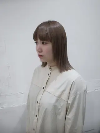 ミディアム カラー 229所属・maki @pullnocのヘアスタイル