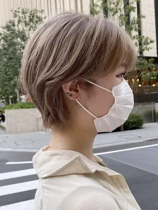 ショート ケアブリーチ🌟 ♢WATARU♢のヘアスタイル