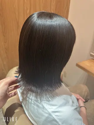 ミディアム 古川 永遠のヘアスタイル