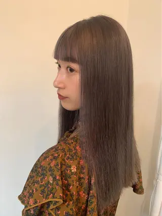 ロング カラー まろやか透明感カラー ♡MANAのヘアスタイル