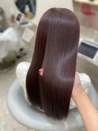 ロング カラー 新宿/韓国ヘア 中明度カラー/かやのヘアスタイル