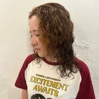ミディアム パーマ cocoro /kokiriのヘアスタイル