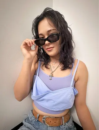 ミディアム カラー HAZEL所属・大山 茶子のヘアスタイル