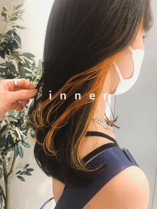 ロング カラー RINA🧤 デザインとボブのヘアスタイル