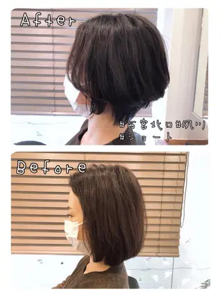 ショート ✂ショート・ボブ専門 顔型診断✂奥田裕仁のヘアスタイル