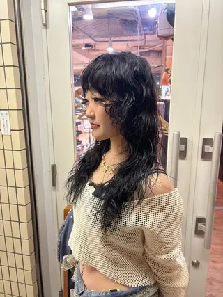 ロング パーマ kaito パーマ募集🌀😵‍のヘアスタイル