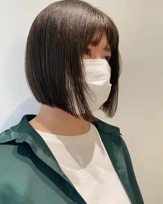 ミディアム カラー ヘアアレンジ Nancy所属・束感まつげ❤︎ あみのマツエク・マツパデザイン
