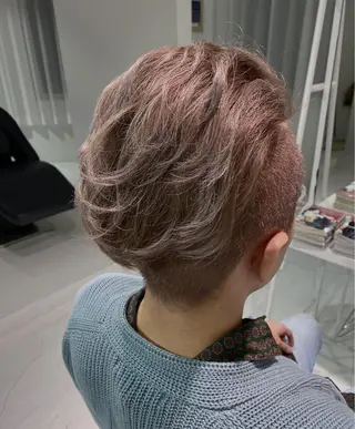 ショート カラー メンズ VANCY所属・uchida daikiのヘアスタイル