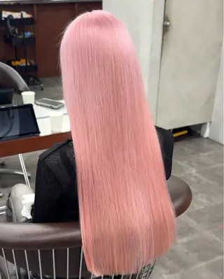 ロング カラー nico TOKYO 渋谷所属・ハイトーンブリーチ 特化🌈フジタハルキのヘアスタイル