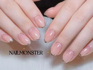 ショート AYU_ Monster🎀のネイルデザイン