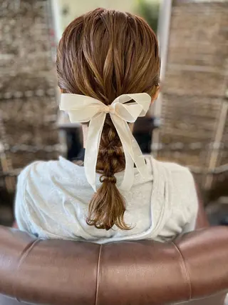 ミディアム ヘアアレンジ 沢田 瞳のヘアスタイル