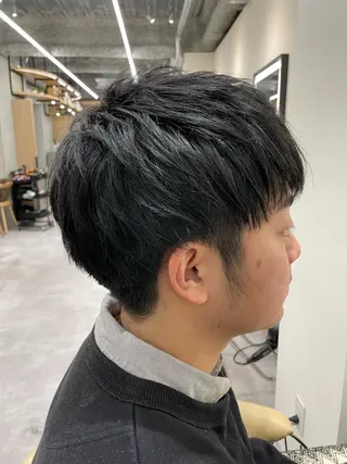 パーマ メンズ レイヤー縮毛矯正 ささきすずね💗のヘアスタイル