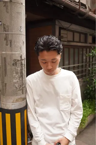 ショート パーマ メンズ GAKU 岳人のヘアスタイル