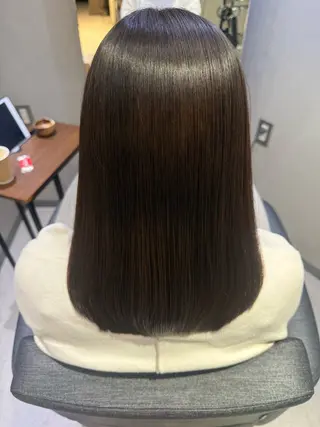 ミディアム カラー 髪質改善✖️ 艶髪の 仕立て人 ✨永山正太のヘアスタイル