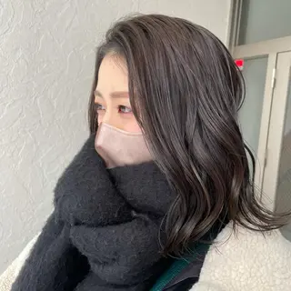 ミディアム カラー 🌼RIKA🌼レデ ィース専門💖のヘアスタイル