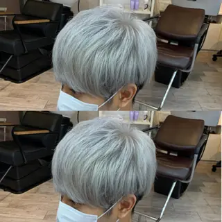 ショート カラー メンズ メンズ専門店 店長 小柳 裕夢のヘアスタイル