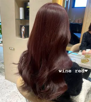 ロング Kanami/韓国風 /艶カラーのヘアスタイル