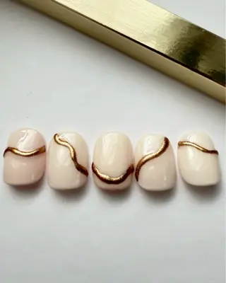 ネイル Go Today shaire salon 吉祥寺Glint店所属・【🌿シンプル/上品 】MizuKi🫧のネイルデザイン