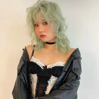 ロング カラー ハイトーン/パーマ/ メンズ / 櫻本🌐のヘアスタイル