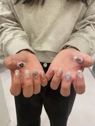 ネイル 束感まつ毛/ネイル/ LED♥KIRARAのマツエク・マツパデザイン