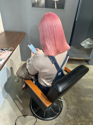 セミロング Baby美容師 Ninaのヘアスタイル