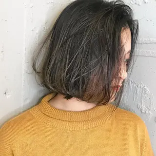 ショート カラー 🇨🇳ワンホンヘア 下田鉄也のヘアスタイル