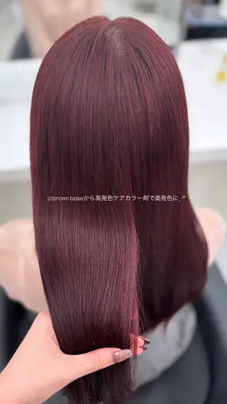 セミロング Hina🎀♡ 暖色/縮毛のヘアスタイル