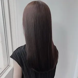 ロング カラー 柔らかブラウン🧸 韓国レイヤー🕊️のヘアスタイル