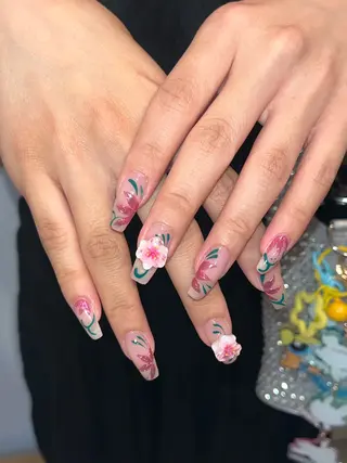 ネイル 文 /個性派ネイルのネイルデザイン