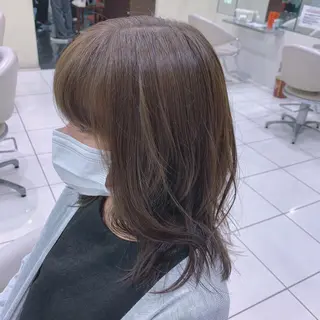 ミディアム カラー ヘッドスパ/栄 /久屋大通/岡戸のヘアスタイル