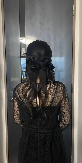 ロング maya レイヤーカットのヘアスタイル