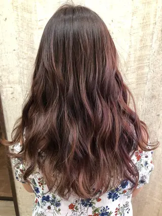 セミロング カラー hair salon Ame(エイム)所属・熊井 達也のヘアスタイル