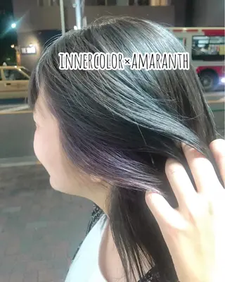 ミディアム カラー パーマ 年間1500人担当 代表 南一路のヘアスタイル