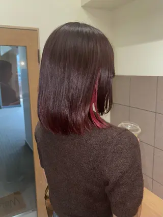 セミロング カラー natsuki /HUI 金山のヘアスタイル
