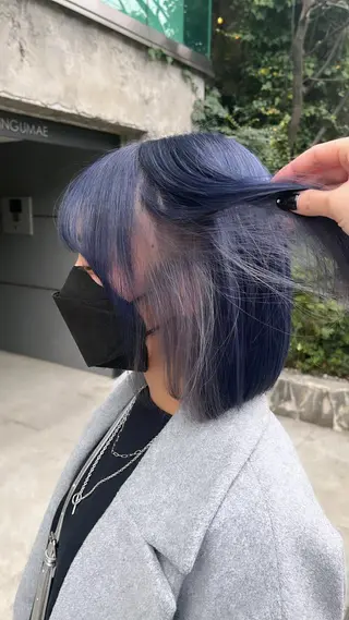 ショート カラー 🩶【推しハイトーン 】yuzu🩶のヘアスタイル