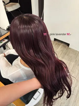 ロング カラー 福石 玲華のヘアスタイル