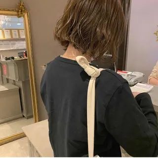 ミディアム カラー 髪質改善ストレート/ 東徳嶺 みくのヘアスタイル