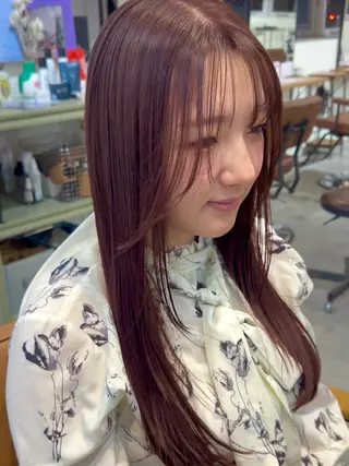 ロング カラー 梅田/透明感カラー ボブレイヤーきょうかのヘアスタイル
