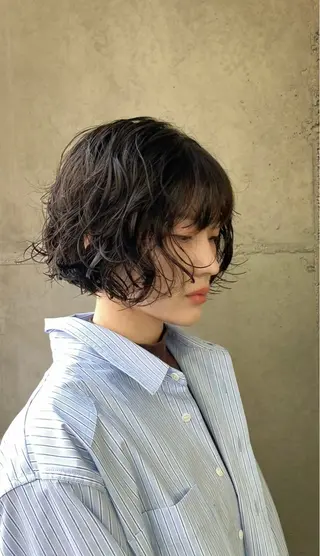 ショート パーマ 亜海 /縮毛矯正のヘアスタイル