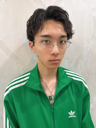 パーマ メンズ 原田 健斗のヘアスタイル