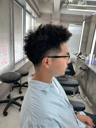 ショート パーマ メンズ 🔥メンズヘア/ 🔥表参道/谷口泰基のヘアスタイル