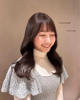 ロング カラー ミディアムヘア Chifumiのヘアスタイル