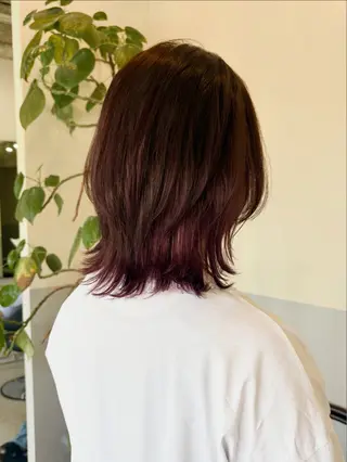 ミディアム basho ノエ.／カットモデルのヘアスタイル