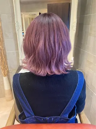 ミディアム カラー特化 横川　翔希のヘアスタイル