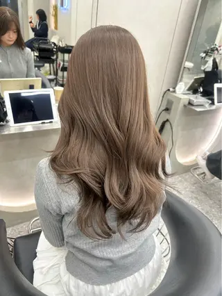ロング カラー Hiroki 韓国ヘア🇰🇷のヘアスタイル