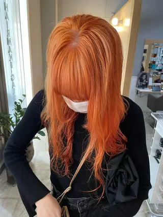 ロング カラー miloc那覇 MIKUのヘアスタイル