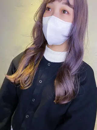 ロング カラー Joule銀座 石山あやのヘアスタイル