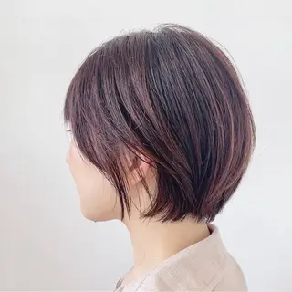 ショート ボブ/ブリーチ/ ベージュ/清水祥偉のヘアスタイル