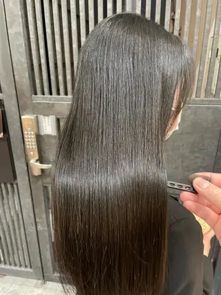 セミロング カラー 縮毛矯正/髪質改善/ 石橋代智のヘアスタイル